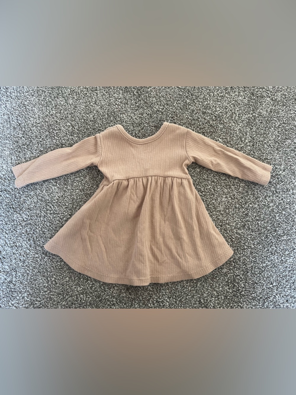 Quincy Mae organic cotton ribbed baby dress